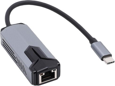 5Gbps Aluminum USB C to Ethernet Adapter for, 5000Mbps Converter for Portable Desktop PC, Lightweight and Portable, for Home or Work in Kuwait