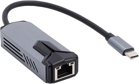 5Gbps Aluminum USB C to Ethernet Adapter for, 5000Mbps Converter for Portable Desktop PC, Lightweight and Portable, for Home or Work in Kuwait