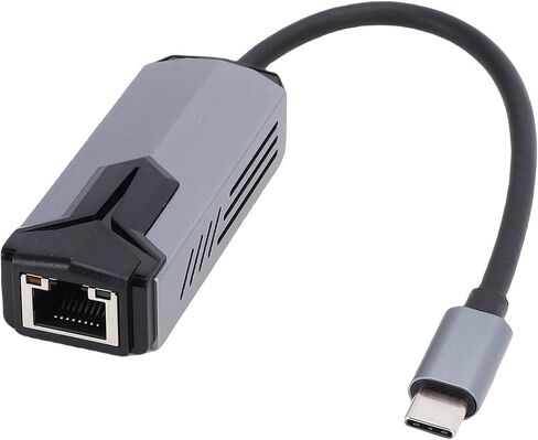 5Gbps Aluminum USB C to Ethernet Adapter for, 5000Mbps Converter for Portable Desktop PC, Lightweight and Portable, for Home or Work in Kuwait