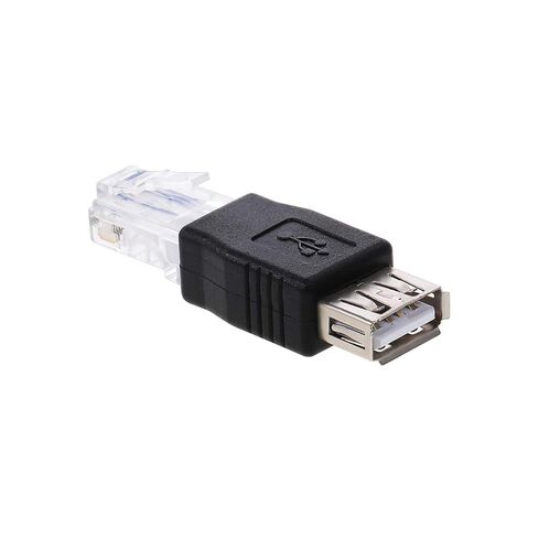 USB to RJ45 Adapter Lightweight Female to Ethernet Male Plug Connector for ADSL Modem, USB Network Cable for Home Office Use in Kuwait