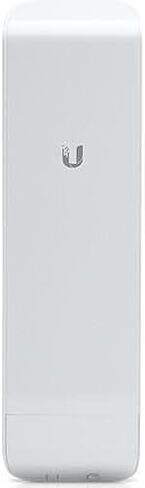 NSM2(US) 2.4GHz Wireless Network Bridge, 11 dBi Integrated Antenna, 2-Port Ethernet, Outdoor Point to Point CPE, Pole Mount, White in Kuwait