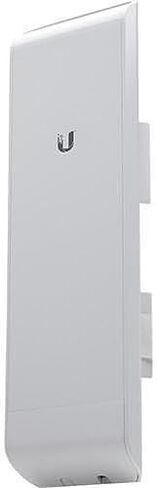 NSM2(US) 2.4GHz Wireless Network Bridge, 11 dBi Integrated Antenna, 2-Port Ethernet, Outdoor Point to Point CPE, Pole Mount, White in Kuwait
