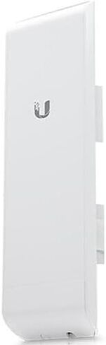 NSM2(US) 2.4GHz Wireless Network Bridge, 11 dBi Integrated Antenna, 2-Port Ethernet, Outdoor Point to Point CPE, Pole Mount, White in Kuwait