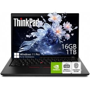 Lenovo ThinkPad P14s Mobile Workstation Laptop, 14" FHD IPS Anti-Glare Display, Intel Core i5-1135G7, 16GB RAM | 512GB SSD, NVIDIA Quadro T500 Graphics, Backlit Keyboard, Fingerprint, Windows 11 Pro in Saudi Arabia