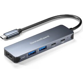 محور USB C، Dockteckتوسيع 5 في 1 محول USB-C متعدد المنافذ in Kuwait