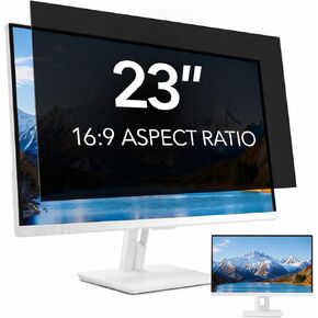 2 Pack 23 inch Computer Privacy Screen Filter for 16:9 Aspect Ratio Widescreen Monitor,23in Curved Computer Monitor Privacy Shield Anti Glare Eye Protection, Anti-Scratch Removable Protector Film in Saudi Arabia