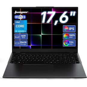 jumper 17.6" Laptop, i3-10100Y CPU, 16GB RAM 256 SSD, 100% sRGB FHD Display in Saudi Arabia