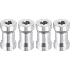 2PCS 3/8" Female to 1/4" Female Light Stand Conversion Screws Converter - 0.58 x 0.98 Inch Aluminum Alloy Tripod Thread Adapter Mount, Stable Tripod for Light Stand/Hot Shoe in Kuwait