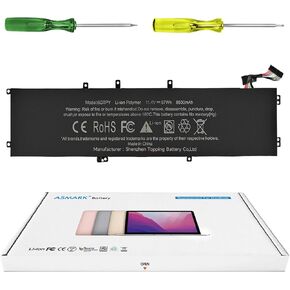 بطارية كمبيوتر محمول ASMARK 6GTPY بديلة لجهاز Dell XPS 15 9550 9560 9570 9550 7590 Inspiron 15 7500 7501 7590 7591 Vostro 7500 Precision 5510 5520 5530 5540 Series 6GTPY in Kuwait