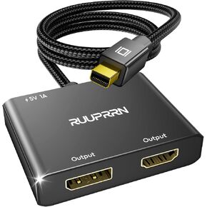 4K@60Hz DisplayPort to Dual DisplayPort Splitter for Dual Monitors Adapter in Saudi Arabia