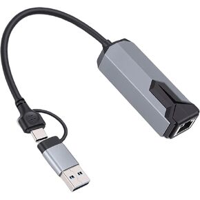 USB Type C to 2.5G Ethernet Adapter, High Speed Transmission for Laptop Users Plug and Play in Kuwait