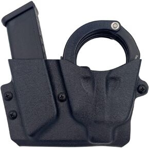 Handcuff and Magazine Holster | Outside the Waistband for Open Carry | Adjustable Retention in Saudi Arabia