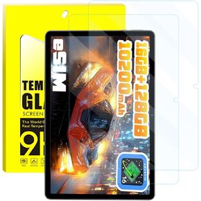 [2 Pack] Compatible with Ulefone Rugking Pad 2 Pro Tablet Screen Protector 10.1 Inch, Anti-Glare Tempered Glass, Shockproof Scratch-Resistant. in Kuwait
