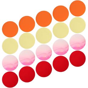20pcs Colorful Atmosphere Light Film PVC Ultrathin Filter Sheet in Kuwait