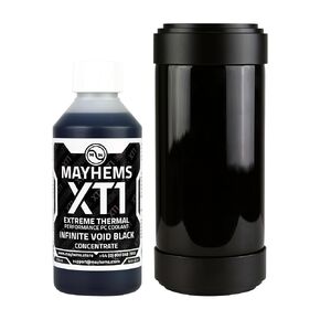 Mayhems - XT1 Concentrate PC Coolant - Computer Water Cooling Fluid - Liquid Cooling, Thermal Performance Series, 250 ml, Infinite Void Black in Kuwait