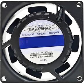 KA8025 KA9225HA2 KA1225HA2 KA1525HA2 KA1238HA2 KA1725HA2 80 مللي متر 92 مللي متر 120 مللي متر 172 مللي متر التيار المتناوب 220 فولت مروحة in Kuwait