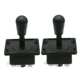 Xuanqiu 2Pcs Arcade Joystick 8 Way Bat Top Black for Retro Game Machine DIY Replacement Parts in Saudi Arabia