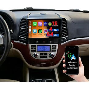 4+64G 9" Android 15 Car Stereo for Hyundai Santa fe 2006-2012 in Saudi Arabia