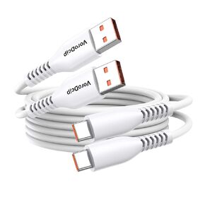 15 FT USB C Cable Fast Charging 2 Pack, Extra Long USB to Type C White Cord in Kuwait