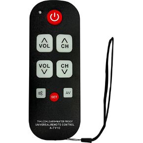 Universal Big Button TV Remote for Seniors, Elderly - Simple Remote - Easy to Use and Set Up with Auto Search & Learning Functions for Major TV Brands, Dementia Friendly Gifts in Saudi Arabia