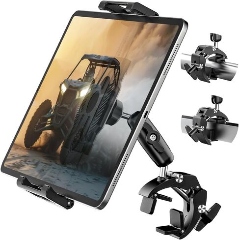 Metal UTV Tablet Mount for Square & Round Bar, Fits 1.1"-1.8" Tubes in Saudi Arabia