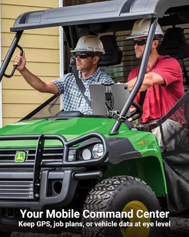 Metal UTV Tablet Mount for Square & Round Bar, Fits 1.1"-1.8" Tubes in Saudi Arabia