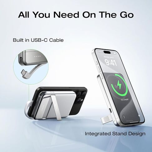EF ECOFLOW Rapid Mag Power Bank, 5,000mAh Qi2 Certified Portable Charger in Kuwait