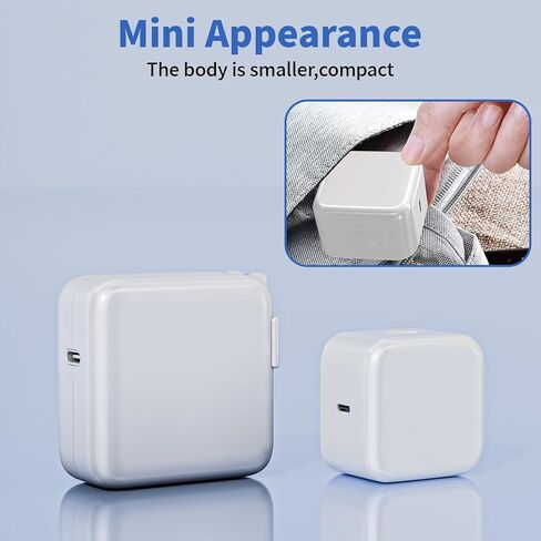 iPhone 17 Charger Fast Charging, USBC Charger 2 Pack 40W Foldable Dynamic USB C Apple Power Adapter with 60W Max, 6FT USB C Cable Woven Cord for iPhone 17 Air/17 Pro Max/16/16 Pro/15/iPad Pro/Air/Mini in Kuwait
