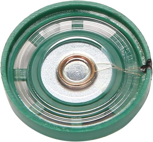 0.25 W 32 Ohm Plastic 4 Magnetic Speaker with 27 mm Diameter Green + Silver in Saudi Arabia