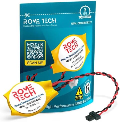 Rome Tech CR2025 CMOS Battery for Dell Alienware M15 / M17 Genuine KTS 8b1 in Saudi Arabia