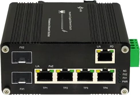 محول عبور صناعي 2 SFP + 5 منافذ جيجابت بو إي in Kuwait