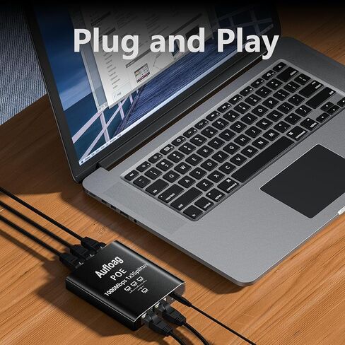 محول Gigabit PoE من 1 إلى 3-1000M POE Splitter 1 in 3 Out، إجمالي 90 وات مع موسع 3PoE+، متوافق مع كابل Cat5/5e/6/7/8، التوصيل والتشغيل، محول شبكة 5 منافذ لنقطة وصول هاتف PoE IP in Kuwait
