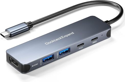 محور USB C، Dockteckتوسيع 5 في 1 محول USB-C متعدد المنافذ in Kuwait