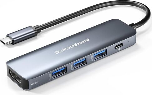 محور USB C، Dockteckتوسيع 5 في 1 محول USB-C متعدد المنافذ in Kuwait