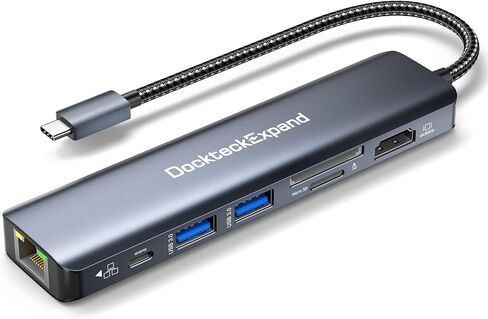 محور USB C، Dockteckتوسيع 5 في 1 محول USB-C متعدد المنافذ in Kuwait