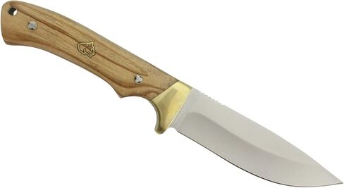 Puma SGB Teton Olive Wood Hunting Knife with Leather Sheath in Kuwait