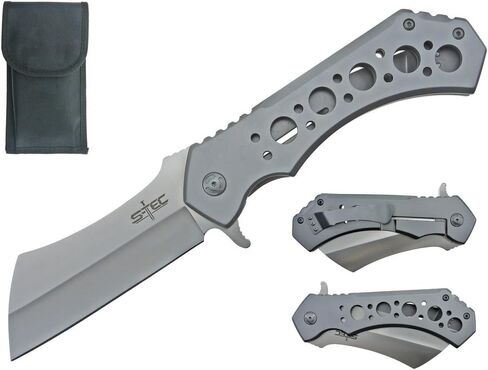 S-TEC 10.25" Ball Bearing Cleaver Folding Knife (Standard) in Saudi Arabia