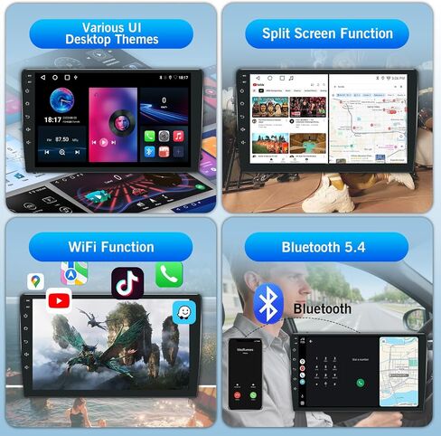 8 Core 4G + 32G Android 14 راديو السيارة ستيريو لسيارة تشيفي سيلفرادو 2007-2012 in Kuwait