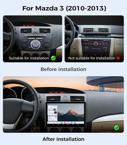 11.5'' Car Radio for Mazda 3 Stereo 2010-2013 in Kuwait