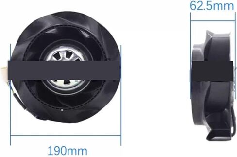 R3G190-RB01-08 230V 50/60Hz 0.38A 38W 2370r/min 240Pa Fan in Saudi Arabia