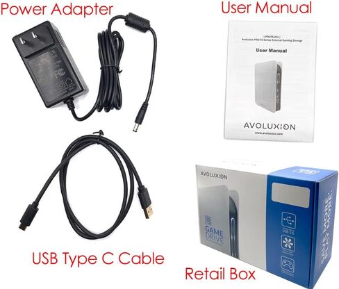 Avolusion PRO-T5 Series USB 3.0 External Hard Drive for WindowsOS Desktop PC/Laptop (White) - 2 Year Warranty (14TB) (Renewed) in Kuwait