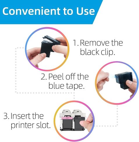 Upgraded Chip 67XL Black Ink Cartridges Compatible for HP 67 67XL Black Ink Cartridge Work with DeskJet 2855e 2827e 2800e 4255e 2755e 2700 4155e 4227e 2700e 2734e 2852e Envy 6055e 6000 6455e Printer in Kuwait