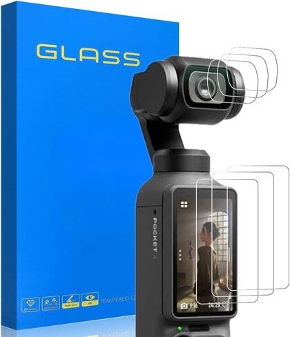 Tempered Glass Lens Screen Protector for DJI OSMO Pocket 4/3 Accessories in Saudi Arabia