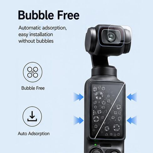Tempered Glass Lens Screen Protector for DJI OSMO Pocket 4/3 Accessories in Saudi Arabia