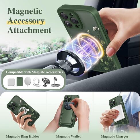 GVIEWIN for iPhone 15 Pro Max Case Compatible with MagSafe Screen Protector in Saudi Arabia