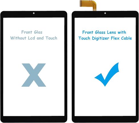 Front Glass Touch Panel Digitizer (Without LCD Display) Compatible with Acer Iconia Tab A10 A10-11 A22002 TP Touch 10.1 inch with Tools in Kuwait