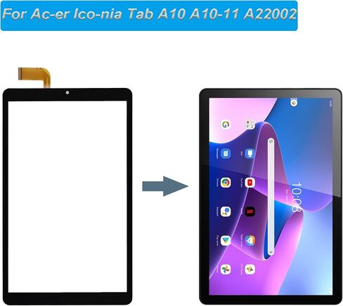Front Glass Touch Panel Digitizer (Without LCD Display) Compatible with Acer Iconia Tab A10 A10-11 A22002 TP Touch 10.1 inch with Tools in Kuwait
