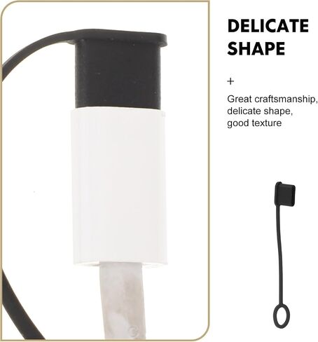Hemobllo 20pcs USB C Cable Protectors with Hanging Loop, Silicone Anti-dust Caps for Type C Charging Ports, Portable and Scratch Prevention Covers for Outdoor Use and Travel in Kuwait