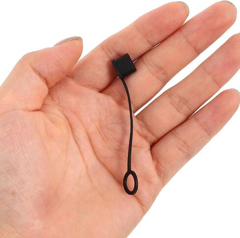 Hemobllo 20pcs USB C Cable Protectors with Hanging Loop, Silicone Anti-dust Caps for Type C Charging Ports, Portable and Scratch Prevention Covers for Outdoor Use and Travel in Kuwait