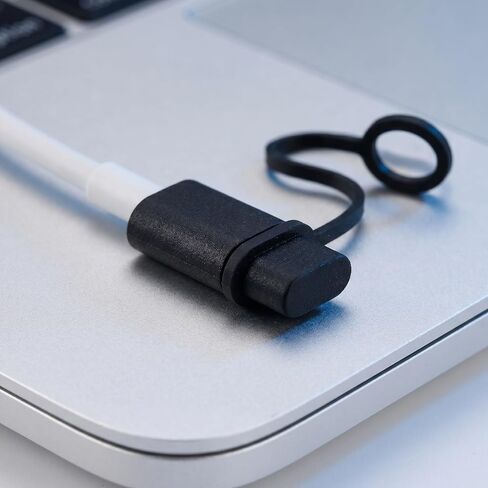 Hemobllo 20pcs USB C Cable Protectors with Hanging Loop, Silicone Anti-dust Caps for Type C Charging Ports, Portable and Scratch Prevention Covers for Outdoor Use and Travel in Kuwait